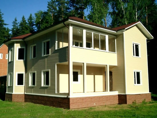 Фото 3 – Дом из сэндвич панелей