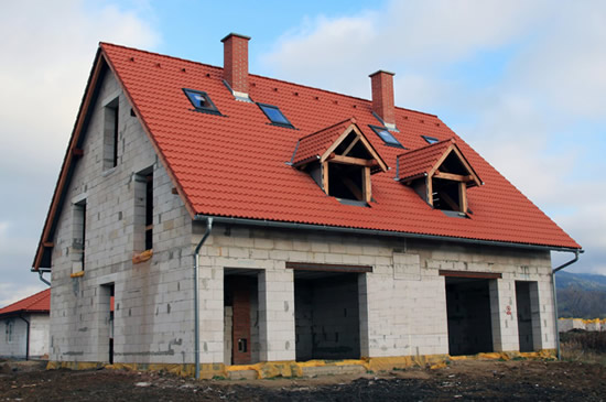 Фото 1 – Дача. Дом, построенный с применением пеноблоков