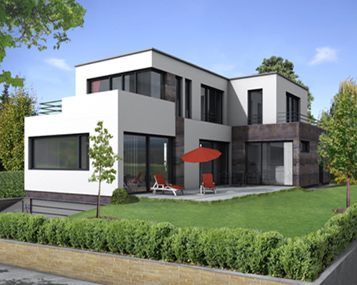 Фото 1 - Дизайнерский дом с плоской крышей