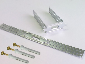 Фото 1 — Дюбель-гвозди и прямые подвесы для монтажа каркаса под гипсокартон