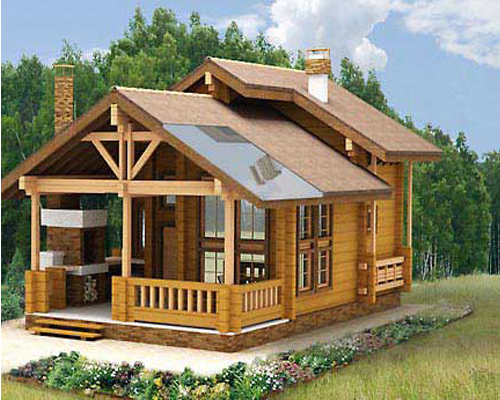 Фото 1 – Добротная баня с беседкой