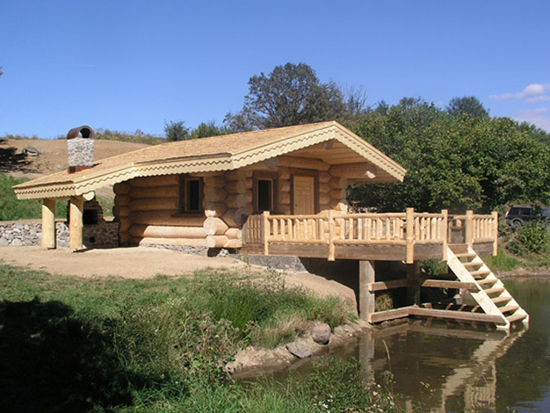 Фото 1 – Эксклюзивный сруб бани