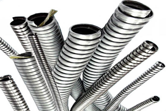 Фото 1 - Металлорукав Р3-ЦА из оцинкованого железа с асбестовым уплотнением