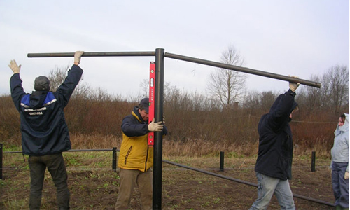 Фото 1 - Монтаж фундамента вручную
