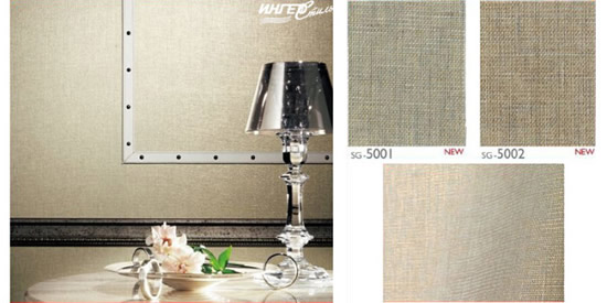 Натуральные обои Sangetsu (Япония), коллекция Xselect