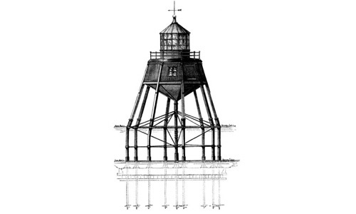 Фото 1 – Первые постройки на винтовых сваях