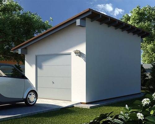 Фото 1 - Плоская крыша гаража