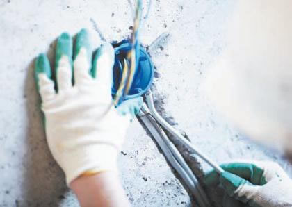 Фото 1 - Проводка в штробе