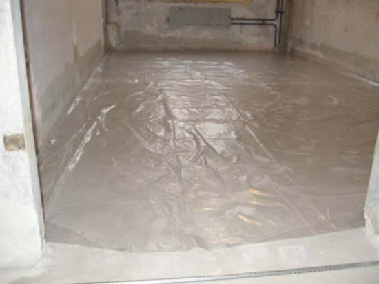 Фото 1 - Слой гидроизоляции