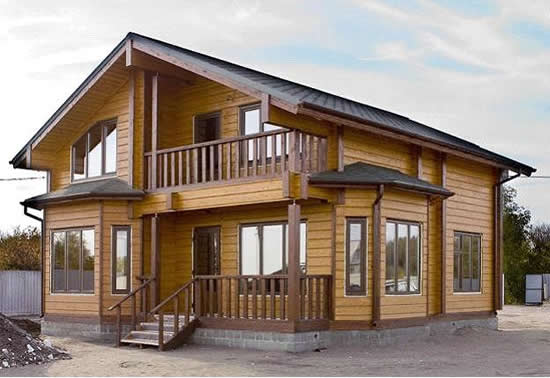 Фото 1 – Сруб из профилированного бруса