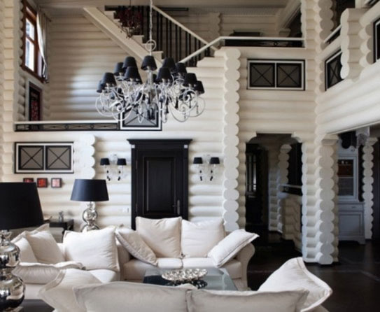 Фото 1 – Стилистическое оформление сруба бани