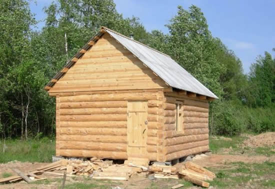 Фото 1 – Строим баню 3х3