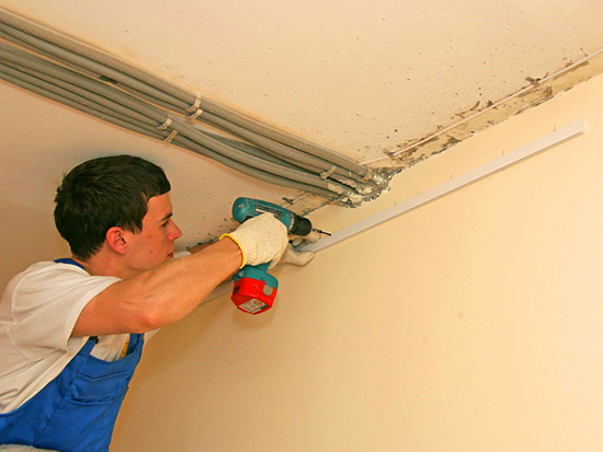 Установка багета