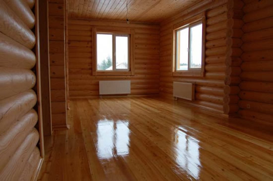 Фото 1 – Внутренняя отделка сруба