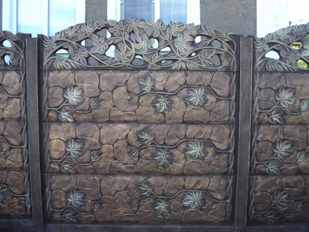 Фото 1 - Забор из железобетонной плиты, выполненный по индивидуальному заказу