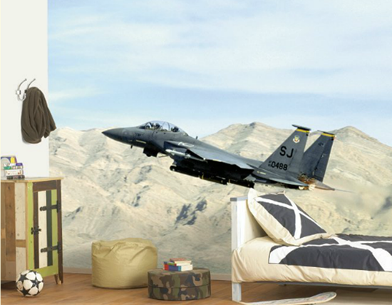 Детские обои Eijffinger (Нидерланды), коллекция Wallpower for Kids, модель Top Gun