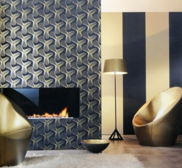 Обои Marburg, линия Karim Rashid в интерьере