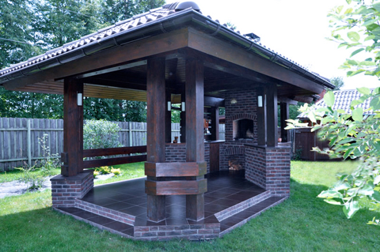 Фото 11 – Беседка шале