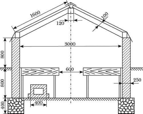 Фото 11 - Чертеж стропильной системы