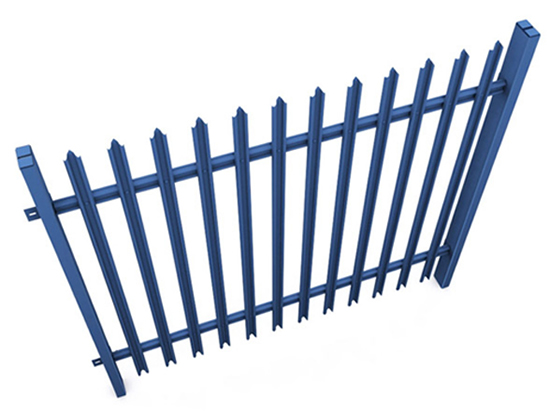 Фото 11 – Забор из металлического штакетника