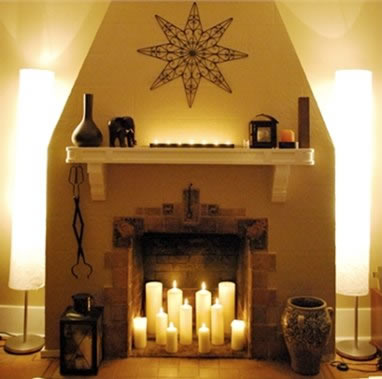 Фото 12 — Фальш-камин с нотками Востока