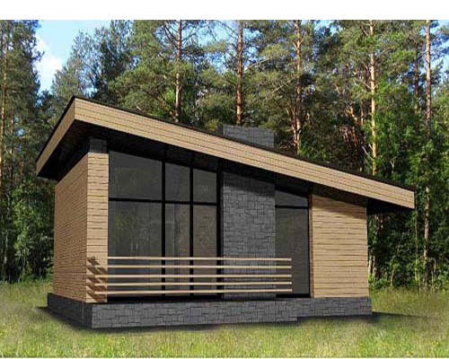 Фото 12 - Капитальная закрытая беседка с односкатной крышей