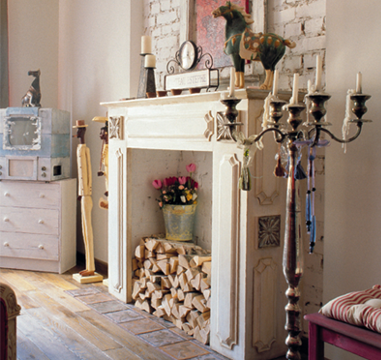 Фото 13 — Камин из гипсокартона в современном интерьере