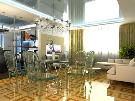 Фото 13 – Симбиоз стилей в гостиной