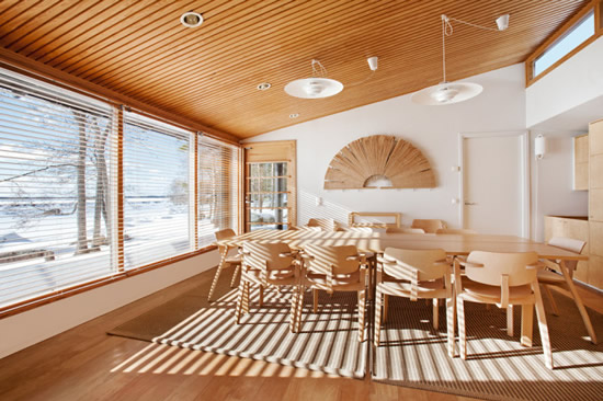 Фото 14 - Деревянный реечный потолок