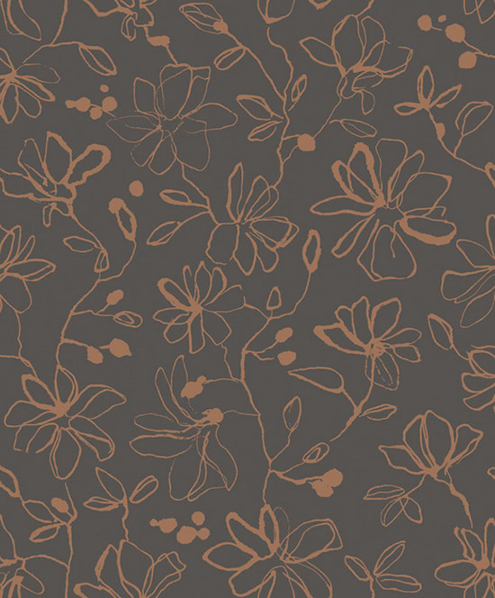 Флизелиновые обои Khroma-Guy Masureel (коллекция Lumina Inca Orange), 32$ за рулон