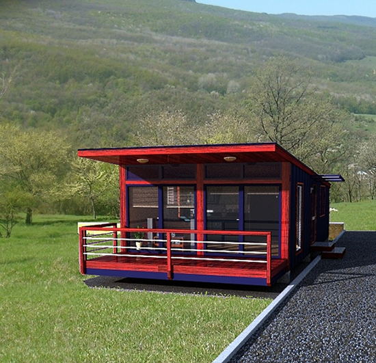 Фото 16 – Готовый дачный домик блочной конструкции