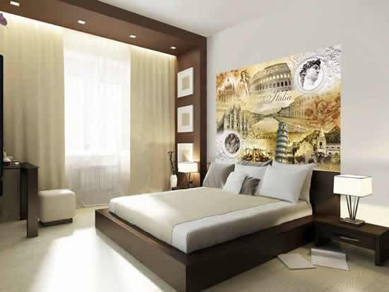 Фотообои сделают вашу спальню неповторимой