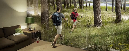 Реалистичные объемные фотообои