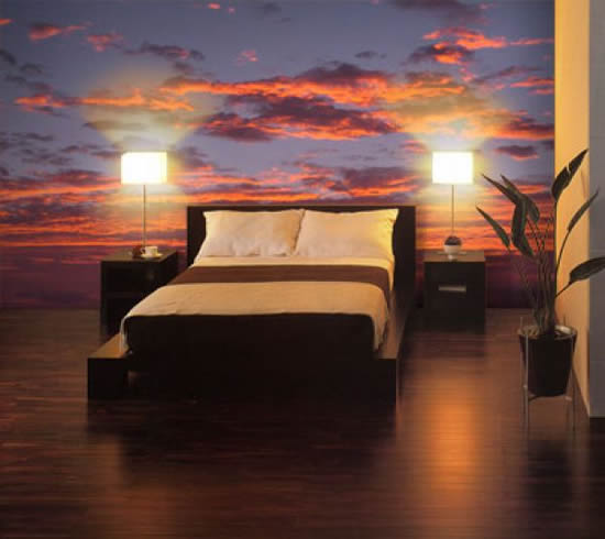 Фотообои закат создадут романтическую обстановку