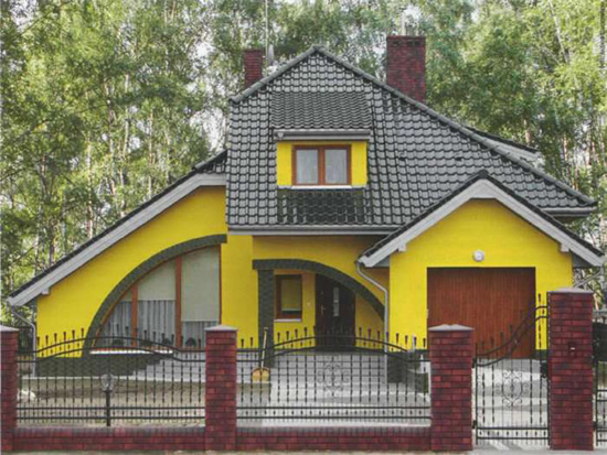 Фото 19 – Вариант покраски дачного дома