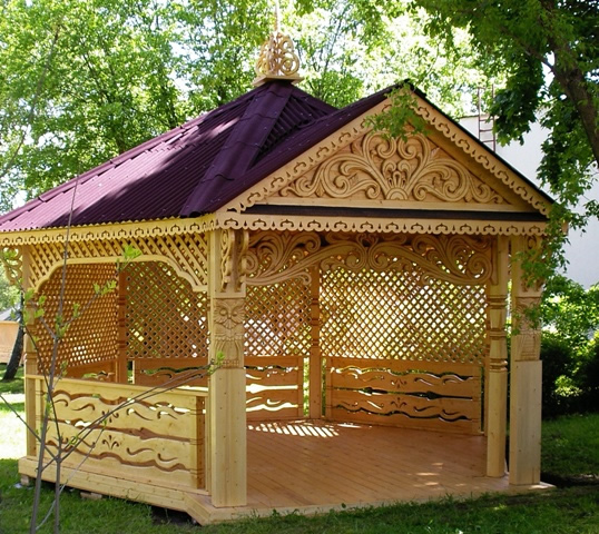Фото 2 – Ажурная беседка
