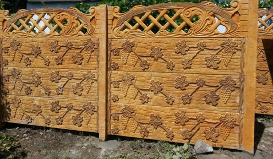 Фото 2 - Декоративный железобетонный забор