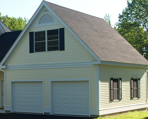 Фото 2 - Гараж с двухскатной крышей