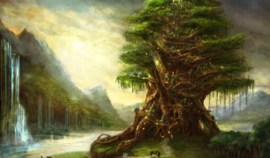 Идея для фотообоев фэнтези