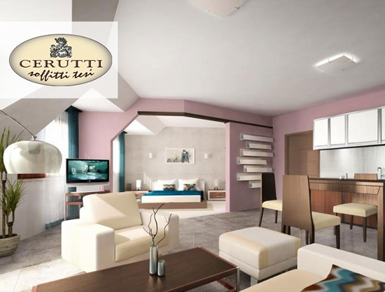 Фото 2 - Классический бесшовный тканевый потолок Черутти