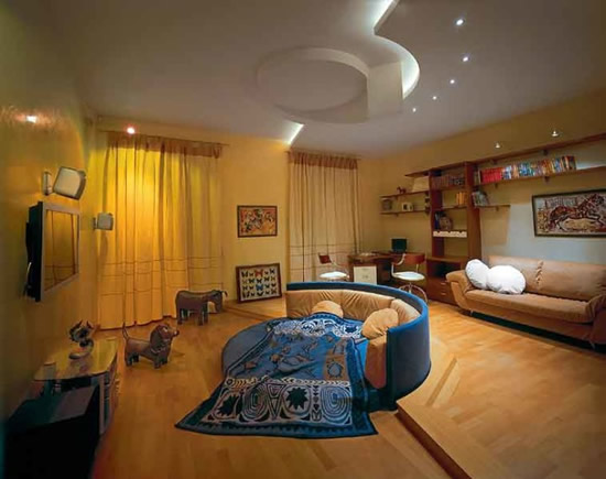 Фото 2 - Многоуровневый потолок в детской