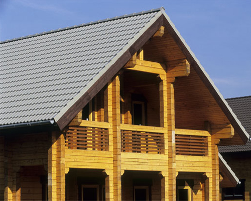 Фото 2 - Натуральный дом с натуральной цементно-песчаной крышей