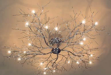 Фото 2 - Неплохой вариант люстры для низкого потолка. Припотолочная люстра, свет направлен в стороны и вверх