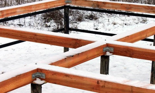 Фото 2 - Обвязка винтовых свай боусом