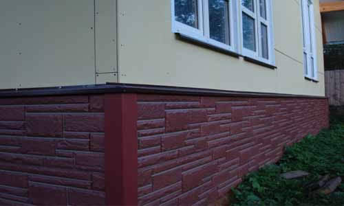 Фото 2 – Отделка цоколя декоративным камнем