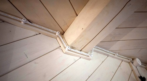 Фото 2 - Открытая проводка из витого провода на фарфоровых изоляторах