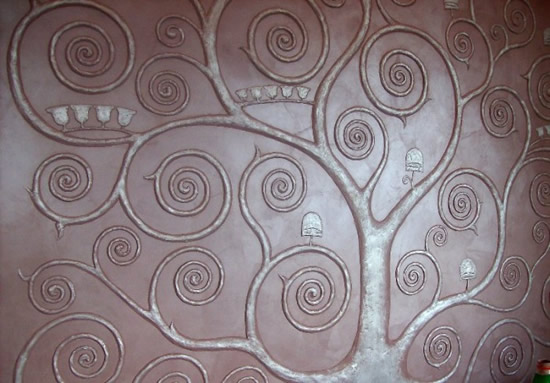 Панно из декоративной штукатурки