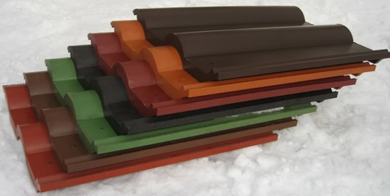 Фото 2 - Пластиковая черепица различых цветов