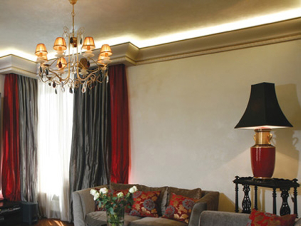 Фото 2 — Потолочный карниз из гипсокартона со скрытой подсветкой