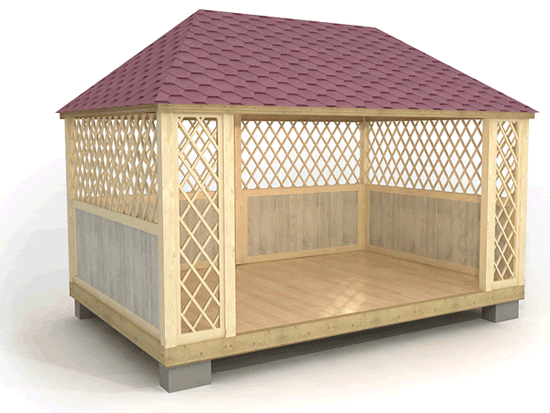 Фото 2 – Проект беседки